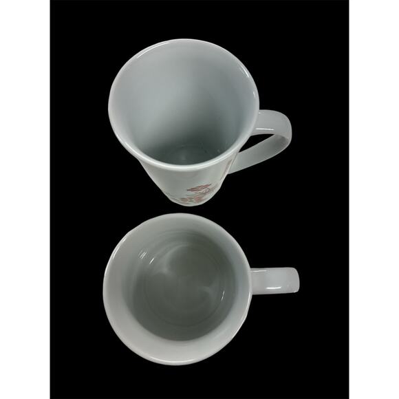 STARBUCKS Christmas 2013 Holiday Red Snowflakes Coffee Mugs‎ Cups - Picture 5 of 7